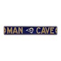 Authentic Street Signs Authentic Street Signs 35097 Los Angeles Rams Man Cave Street Sign 35097